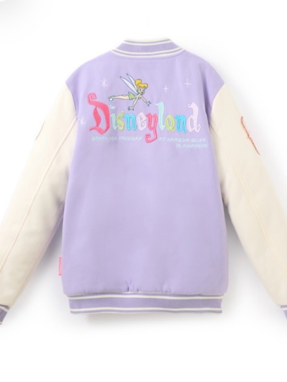 Disney x Stoney Clover Lane Tinker Bell Disneyland 70th Varsity Jacket M NWT - Picture 2 of 6